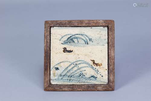 BERNARD LEACH (1887-1979) for Leach Pottery; a stoneware til...