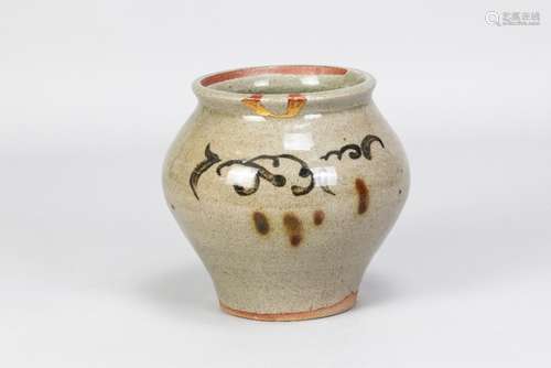 BERNARD LEACH (1887-1979) for Leach Pottery; a stoneware vas...