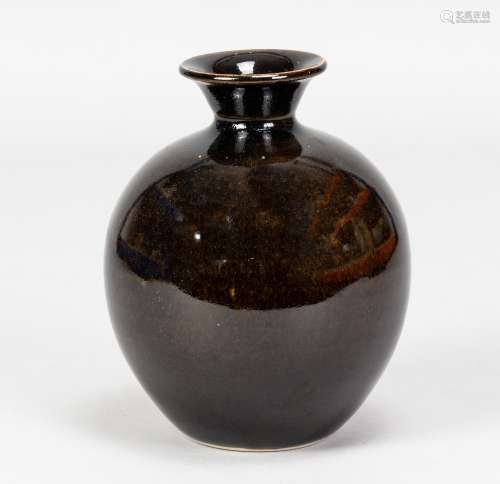 VERA TOLLOW (born 1931); a small bulbous stoneware vase cove...