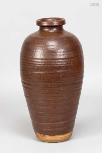 WILLIAM STAITE MURRAY (1881-1962); a tall stoneware bottle c...
