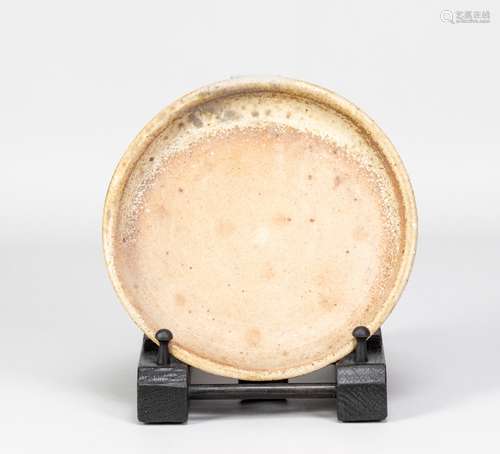 NORAH BRADEN (1901-2001); an unglazed stoneware dish, impres...