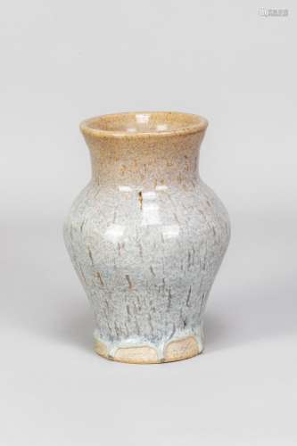 WILLIAM STAITE MURRAY (1881-1962); a stoneware baluster vase...