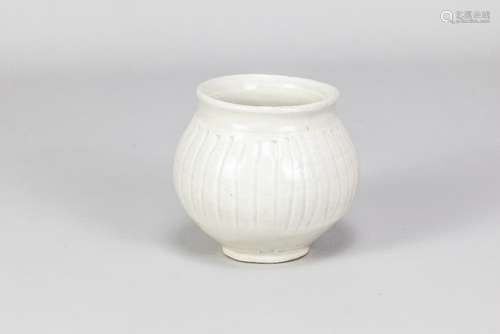 BERNARD LEACH (1887-1979) for Leach Pottery; a fluted porcel...