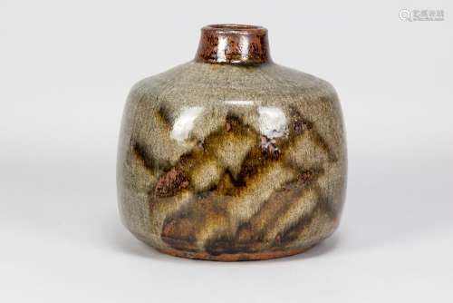 JANET LEACH (1918-1997) for Leach Pottery; a squat stoneware...