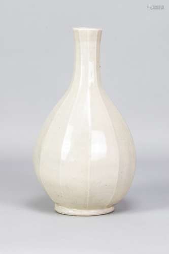 WILLIAM MARSHALL (1923-2007); a cut sided porcelain bottle c...