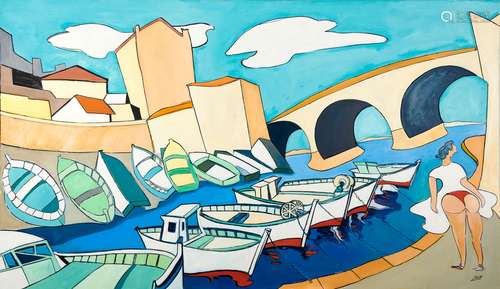 Claude LUCA, né en 1939 VALLON DES AUFFES, 2016 Acrylique su...