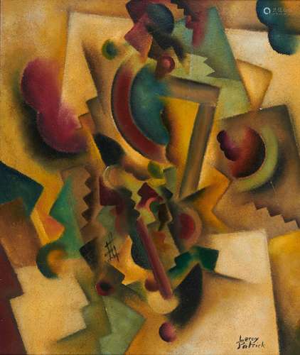 Patrick LEROY, né en 1948 COMPOSITION CUBISTE Huile sur pann...