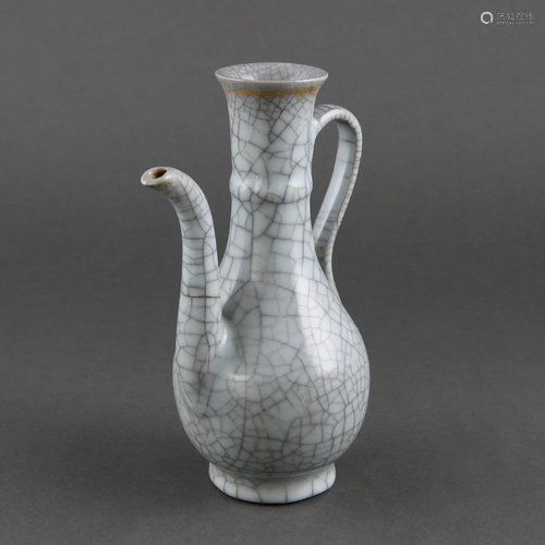 A RARE 'GUAN'-TYPE EWER