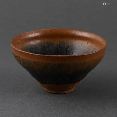 A FINE 'JIAN' 'HARE'S FUR' TEABOWL