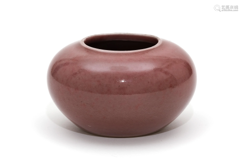 A Peachbloom-Glazed Zun Water Pot