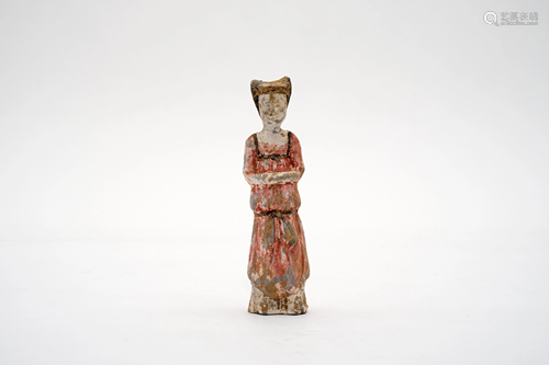 A Sancai Lady Figure