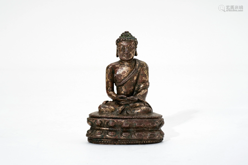 A Gilt Bronze Buddha Figure