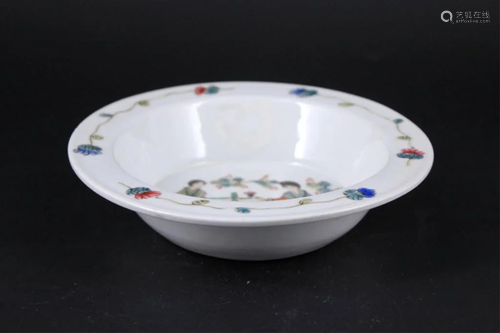 Chinese Qing Porcelain Famille Rose Bowl