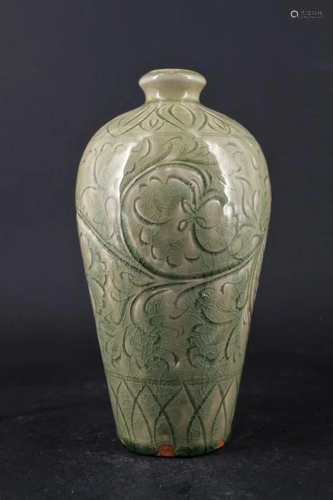 Song Porcelain Yaozhouci Floral Vase