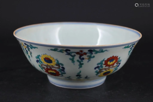 Chinese Ming Porcelain DouCai Bowl