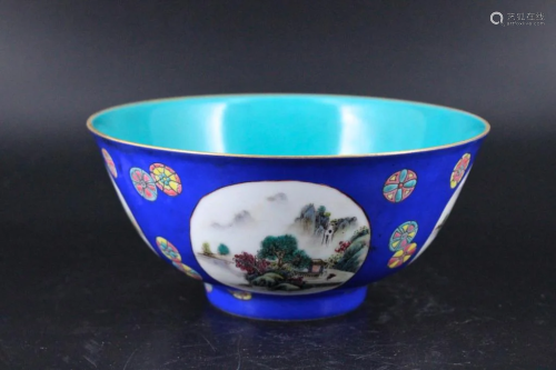 Qing Porcelain Famille Rose Bowl