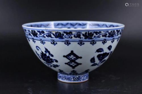 Ming Porcelain Blue&White Bowl