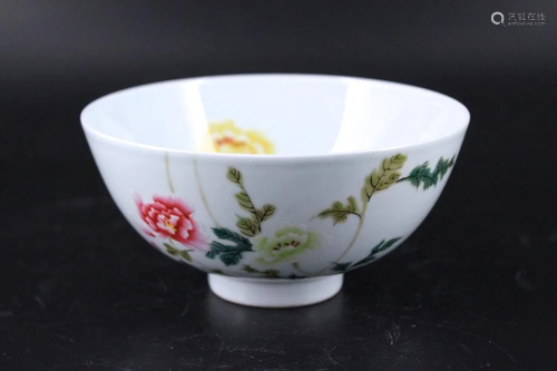 Qing Porcelain Famille Rose Bowl