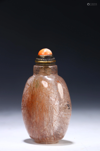 Old Crystal Snuff Bottle