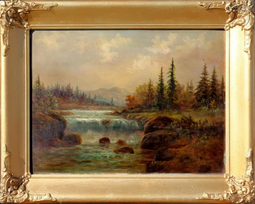 An Antique Romantic Oil Painting