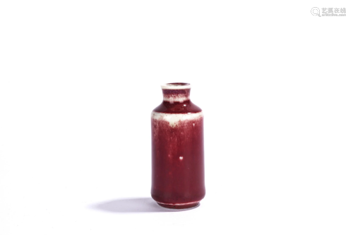Chinese Red Glaze Snuff Bottle
