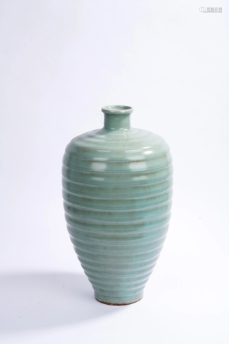 Chinese Celadon Glaze Meiping Vase
