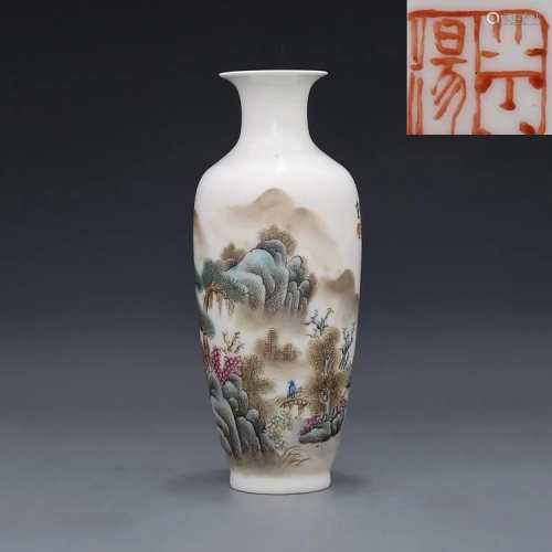 Republic of China Master Zhang Zhitang Hand-painted