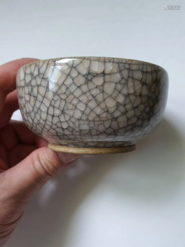 Songguanyao Ice Cracked Glaze Tea Bowl Cup W10cm