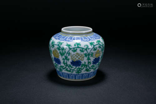Doucai Jar From Qing Dynasty