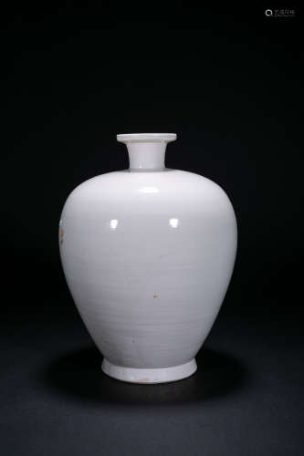 Ding Kiln Plum Bottle From Song Dynasty