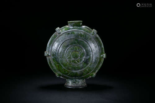 Green Glaze Vase From Liao Dynasty