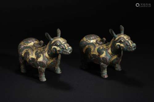 Golden and Silver Beasts in Han Dynasty