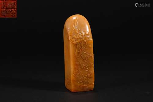 Figure Seal of Shoushan Tian Huangshi in Qing Dynasty