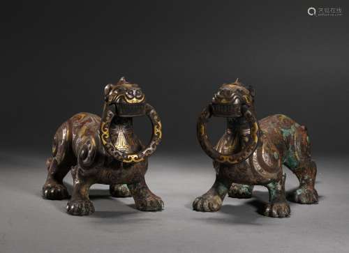Golden and Silver Beasts in Han Dynasty