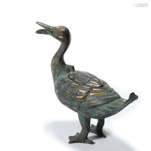 A Bronze Figure Of Bird