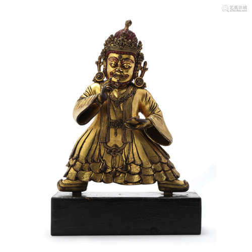 A Gilt Bronze Buddha Statue