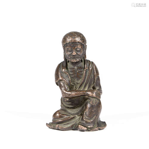 A Bronze Seated Arhat