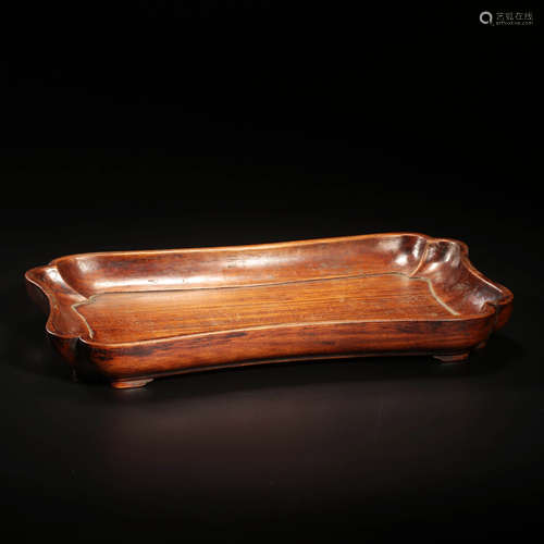 A Huanghuali Rectangular Tray