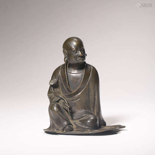 A Bronze Seated Arhat