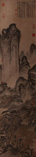 A Chinese Painting Of Landscape Signed Wang Meng