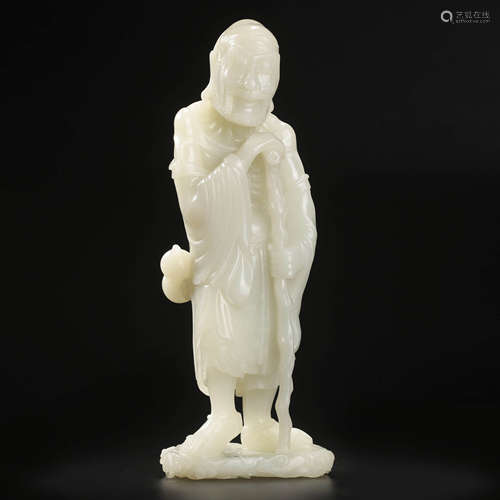 A Hetian Jade Figure Of Tieguai Li