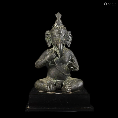 Bronze Figure of Bal Ganesha