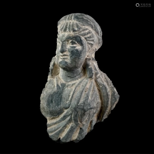 Gandharan Stone Fragmet Figure of Devotee