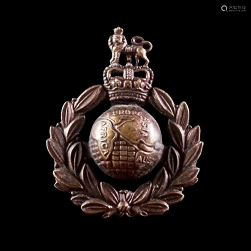 Issue Royal Marines Bronze Beret / Cap Badge