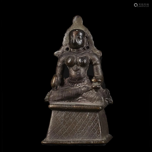 Hindu Bronze Statue of goddess