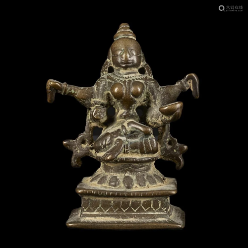 Bronze Sculpture of Hindu goddess/devi