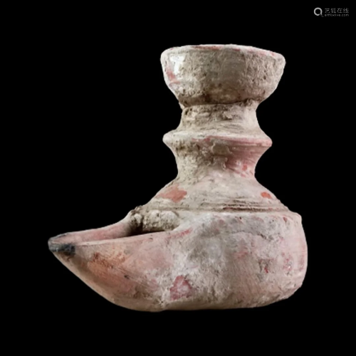 Old Islamic Clay Lamp