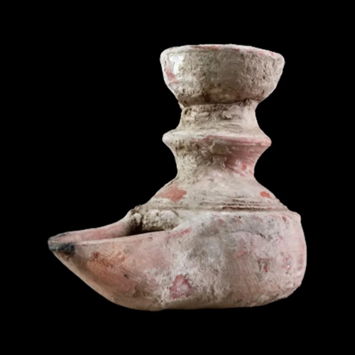 Old Islamic Clay Lamp