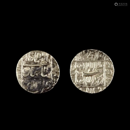 India Shahjehan Silver Coin