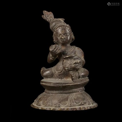 Bronze Sculpture of Bal Krishna